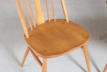 Load image into Gallery viewer, Set of 6 Ercol Swan Chairs in Elm c.1970
