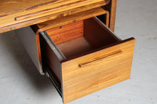 Load image into Gallery viewer, Danish Midcentury Rosewood Executive Desk by Dyrlund c.1960s
