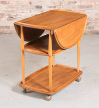 Load image into Gallery viewer, Mid Century Ercol Windsor Folding Table Trolley (Model 505), circa 1960s.
