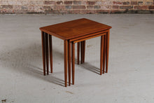 Load image into Gallery viewer, Danish Mid Century Teak Nest of Tables, c. 1960s.
