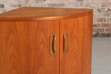 Load image into Gallery viewer, A Midcentury G Plan Fresco Teak Corner Cabinet c. 1960s.
