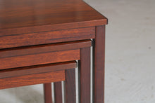 Load image into Gallery viewer, Midcentury Rosewood Nest of Tables by Heggen of Norway, c. 1970s.
