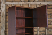 Load image into Gallery viewer, Danish Mid Century Scan-flex Tall Rosewood Cabinet by Omann Jun, c. 1970s.
