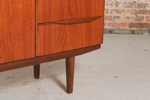 Load image into Gallery viewer, Mid Century Teak sideboard with Carved Wooden Handles.  c1960s
