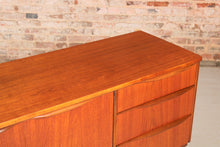 Load image into Gallery viewer, Mid Century Teak sideboard with Carved Wooden Handles.  c1960s
