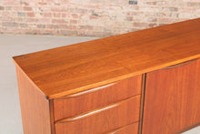 Load image into Gallery viewer, Mid Century Teak sideboard with Carved Wooden Handles.  c1960s
