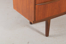 Load image into Gallery viewer, Mid Century Teak sideboard with Carved Wooden Handles.  c1960s
