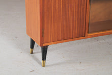 Load image into Gallery viewer, Mid Century Mahogany Slim Sideboard by B&amp;S Goodman, London, circa 1960s.
