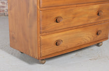 Load image into Gallery viewer, Mid Century Ercol Windsor Model 483 Vanity Chest Of Drawers With Mirror, circa 1960s.
