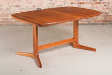 Load image into Gallery viewer, Danish Style Solid Teak Extending Dining Table.
