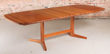 Load image into Gallery viewer, Danish Style Solid Teak Extending Dining Table.
