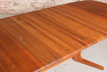 Load image into Gallery viewer, Danish Style Solid Teak Extending Dining Table.
