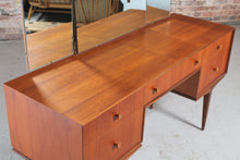 Load image into Gallery viewer, Mid Century teak Dressing Table with a Stool by McIntosh, Scotland, c 1960s.
