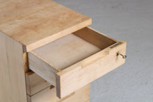 Load image into Gallery viewer, Early Alvar Aalto Birch Chest of Drawers Model 297 on Wooden Casters c 1930s.
