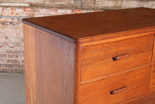 Load image into Gallery viewer, Mid Century Solid Teak Chest of Drawers/Tallboy c 1960s.
