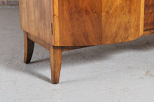 Load image into Gallery viewer, Art Deco Walnut Sideboard, c 1930s.
