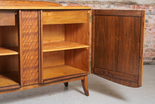 Load image into Gallery viewer, Art Deco Walnut Sideboard, c 1930s.
