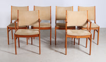 Load image into Gallery viewer, Set of Six Danish Style Teak Chairs.
