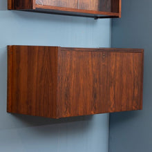Load image into Gallery viewer, Danish PS System Midcentury Rosewood Wall Cabinet by Peter Sorensen c.1960s
