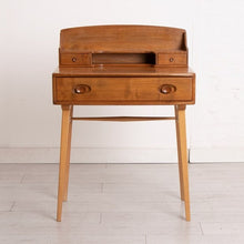 Load image into Gallery viewer, Vintage Ercol Model 439 Writing Desk with Original Blue Label, c.1960
