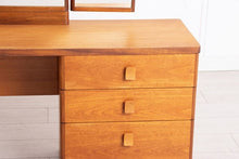 Load image into Gallery viewer, Midcentury Teak Dressing Table &amp; Stool by Stag, c.1970
