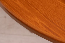 Load image into Gallery viewer, Midcentury Round Extending Teak Dining Table by McIntosh c.1960s
