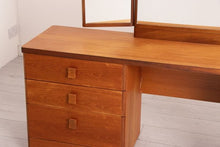 Load image into Gallery viewer, Midcentury Teak Dressing Table &amp; Stool by Stag, c.1970
