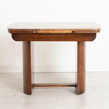 Load image into Gallery viewer, Art Deco Style Walnut Extending Dining Table c.1950
