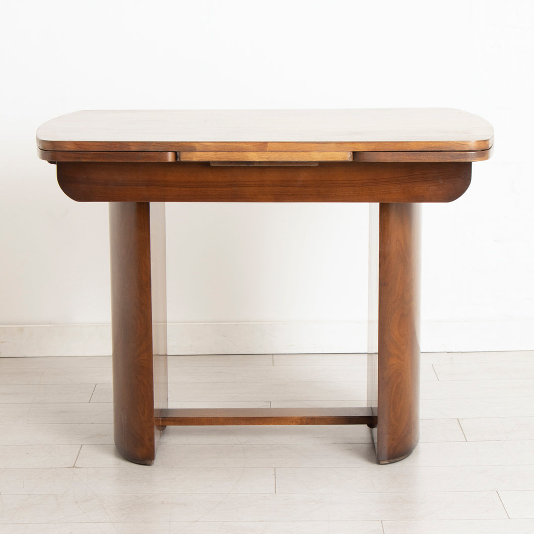 Art Deco Style Walnut Extending Dining Table c.1950