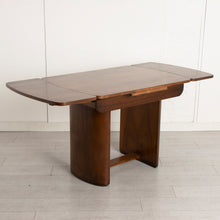 Load image into Gallery viewer, Art Deco Style Walnut Extending Dining Table c.1950
