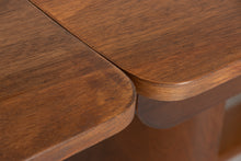 Load image into Gallery viewer, Art Deco Style Walnut Extending Dining Table c.1950
