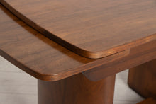 Load image into Gallery viewer, Art Deco Style Walnut Extending Dining Table c.1950
