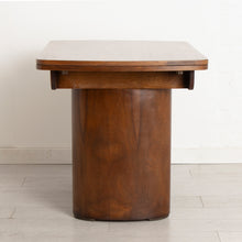 Load image into Gallery viewer, Art Deco Style Walnut Extending Dining Table c.1950
