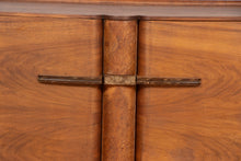 Load image into Gallery viewer, Art Deco Walnut Sideboard with Bakelite Handles c.1930s
