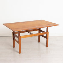 Load image into Gallery viewer, Danish Midcentury Metamorphic Elevator Table by VM Mobler, Denmark c.1960s
