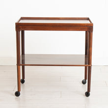 Load image into Gallery viewer, Danish Midcentury Rosewood Serving Trolley c.1960s
