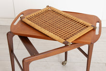 Load image into Gallery viewer, Danish Midcentury Serving Trolley by Johannes Andersen for Silkeborg c.1960s
