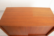 Load image into Gallery viewer, Danish Midcentury Teak Cabinet with Sliding Doors c.1960s
