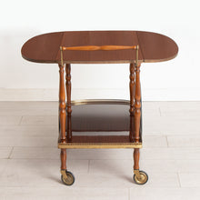 Load image into Gallery viewer, Italian Midcentury Serving Trolley / Bar Cart c.1965
