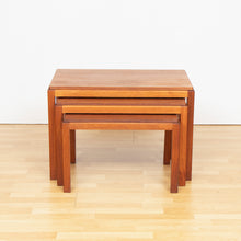 Load image into Gallery viewer, Midcentury Mahogany Nesting Tables by Gordon Russell c.1960s
