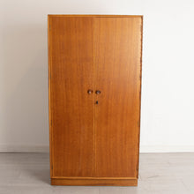 Load image into Gallery viewer, Midcentury Oak Double Wardrobe by Meredew c.1960s
