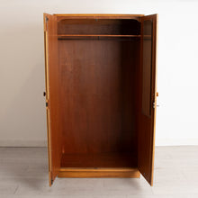 Load image into Gallery viewer, Midcentury Oak Double Wardrobe by Meredew c.1960s
