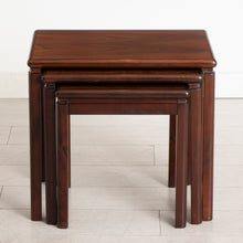 Load image into Gallery viewer, Midcentury Rosewood Nest of Three Tables c.1970
