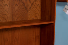 Load image into Gallery viewer, Midcentury Wall Mounted Teak Bookcase with drawers c.1970
