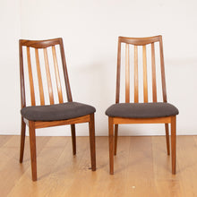 Load image into Gallery viewer, Set of 6 Midcentury G Plan Fresco Afromosia Dining Chairs c.1970
