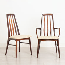 Load image into Gallery viewer, Set of Six Danish &#39;Eva&#39; Rosewood Dining Chairs by Niels Koefoed c.1970s
