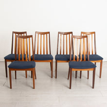 Load image into Gallery viewer, Set of Six Midcentury Fresco Dining Chairs in Teak by G Plan c.1970
