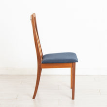 Load image into Gallery viewer, Set of Six Midcentury Fresco Dining Chairs in Teak by G Plan c.1970
