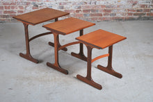 Load image into Gallery viewer, Mid Century G-plan Fresco teak nest of tables, circa 1960s.
