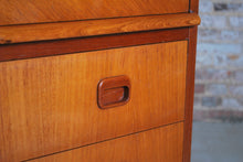 Load image into Gallery viewer, Swedish Mid Century teak roll-top bureau by Egon Ostergaard, circa 1960s.
